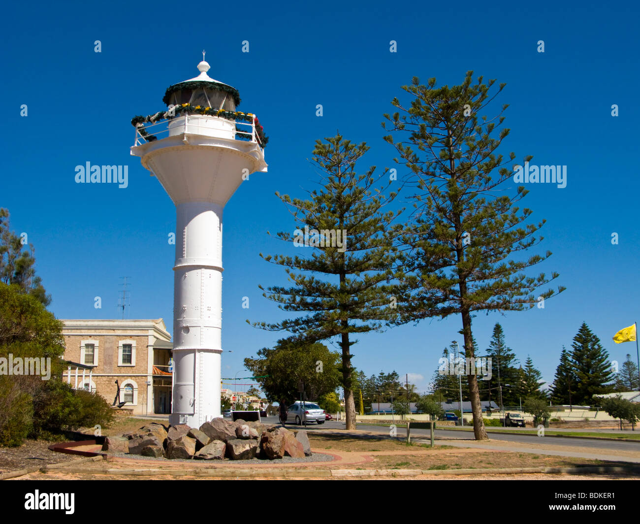 Tipara Phare à White River, Australie du Sud, la péninsule de Yorke Banque D'Images