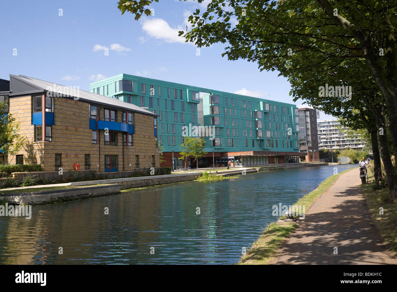 "Queen Mary College" "l'Université de Londres" "Mile End" "Campus Student Village" CLAMORO 'Mile End Park' 'Regent's Canal' 'Mile' Banque D'Images