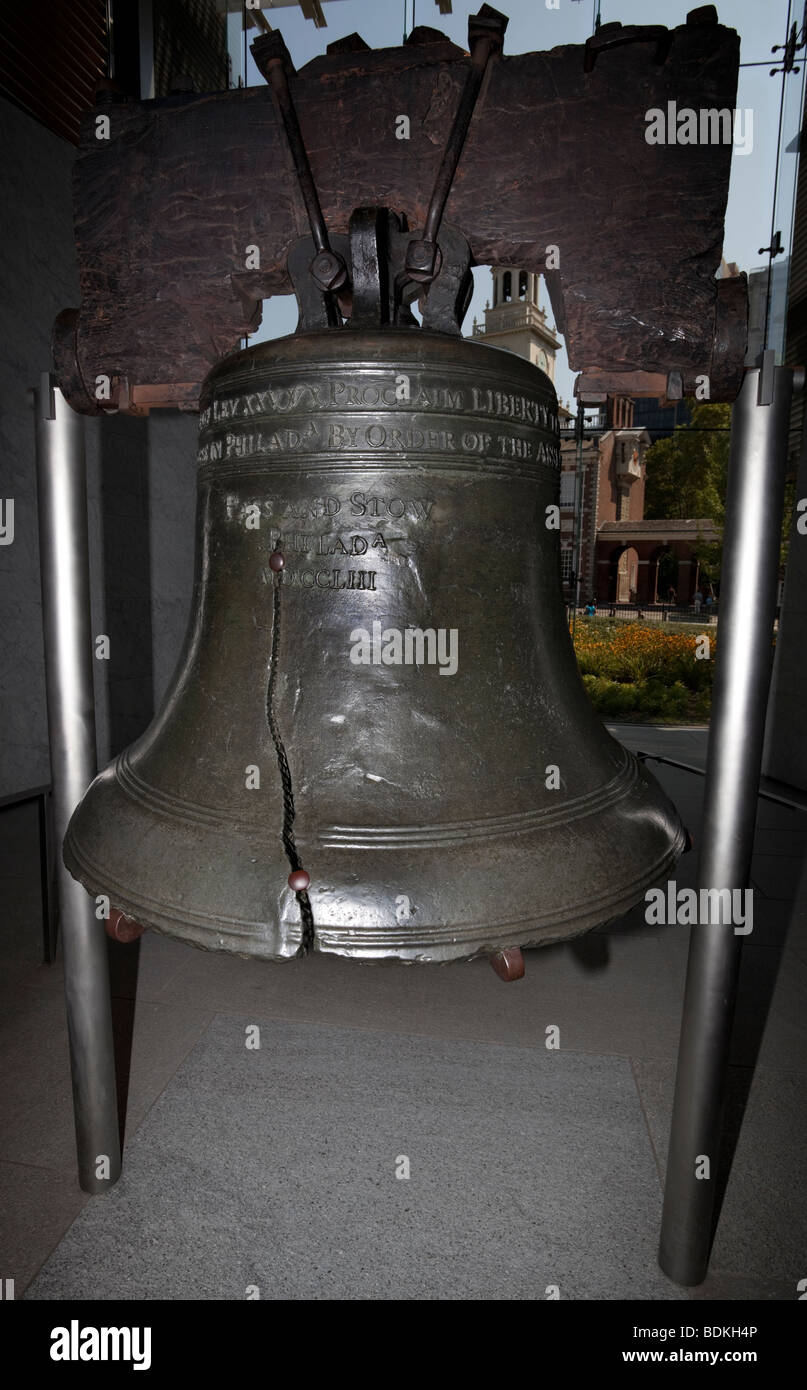 Liberty Bell, Philadelphie, New York, PA, USA, Amérique du Nord Banque D'Images