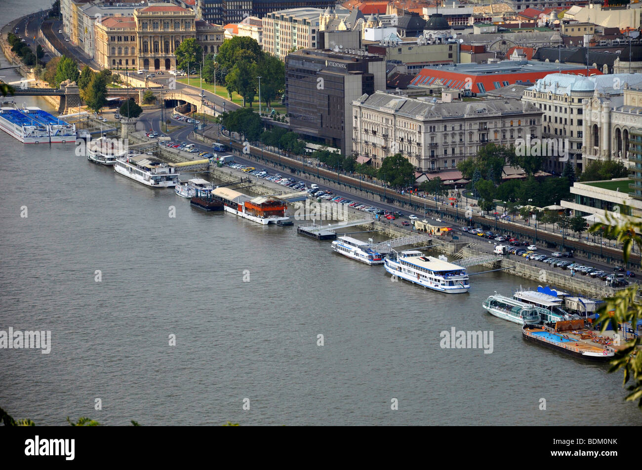 L'Europe de l'Est, Hongrie, Budapest, le Danube Banque D'Images