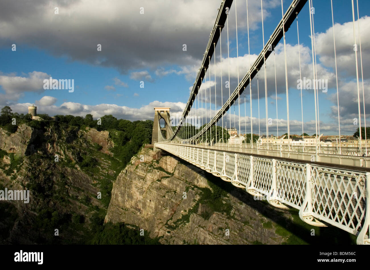 Clifton Suspension Bridge, et une partie de l'Avon Gorge Banque D'Images