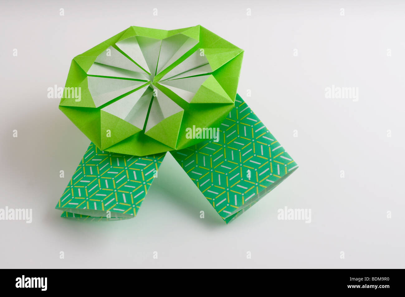 Ruban de l’origami. Banque D'Images