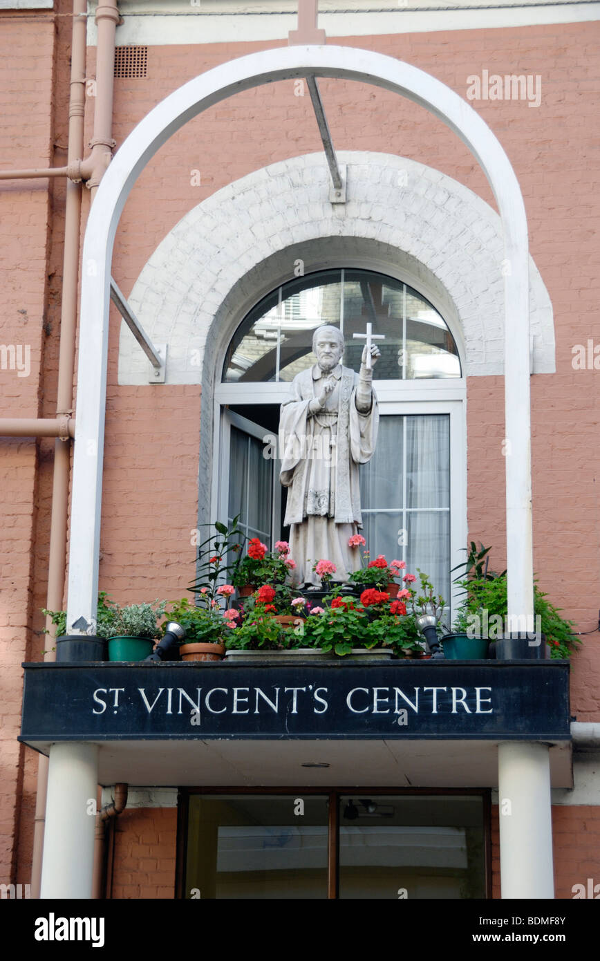St Vincent's Centre hostel en sans-abri Carlisle Place, Victoria, Londres SW1 Banque D'Images