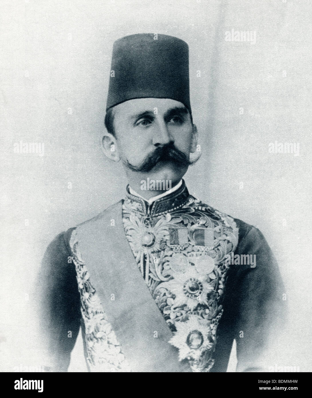 Sultan Hussein Kamil 1853 à 1917. Le Sultan d'Égypte et du Soudan. Banque D'Images