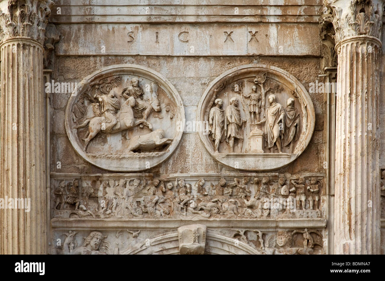 Rom, konstantinbogen Banque D'Images