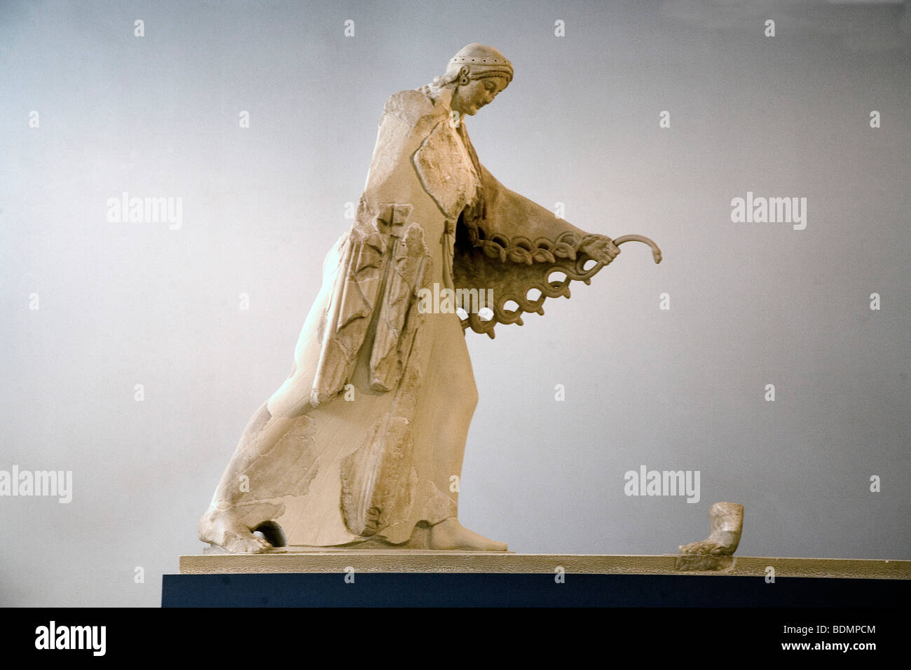 Athènes, Akropolis-Museum, Skulptur Banque D'Images