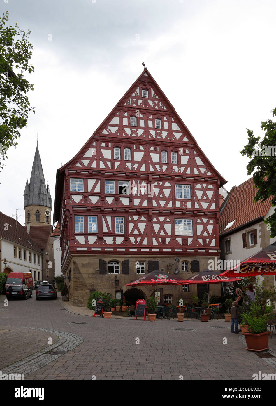 Eppingen, Baumannsches Haus (1582) Banque D'Images