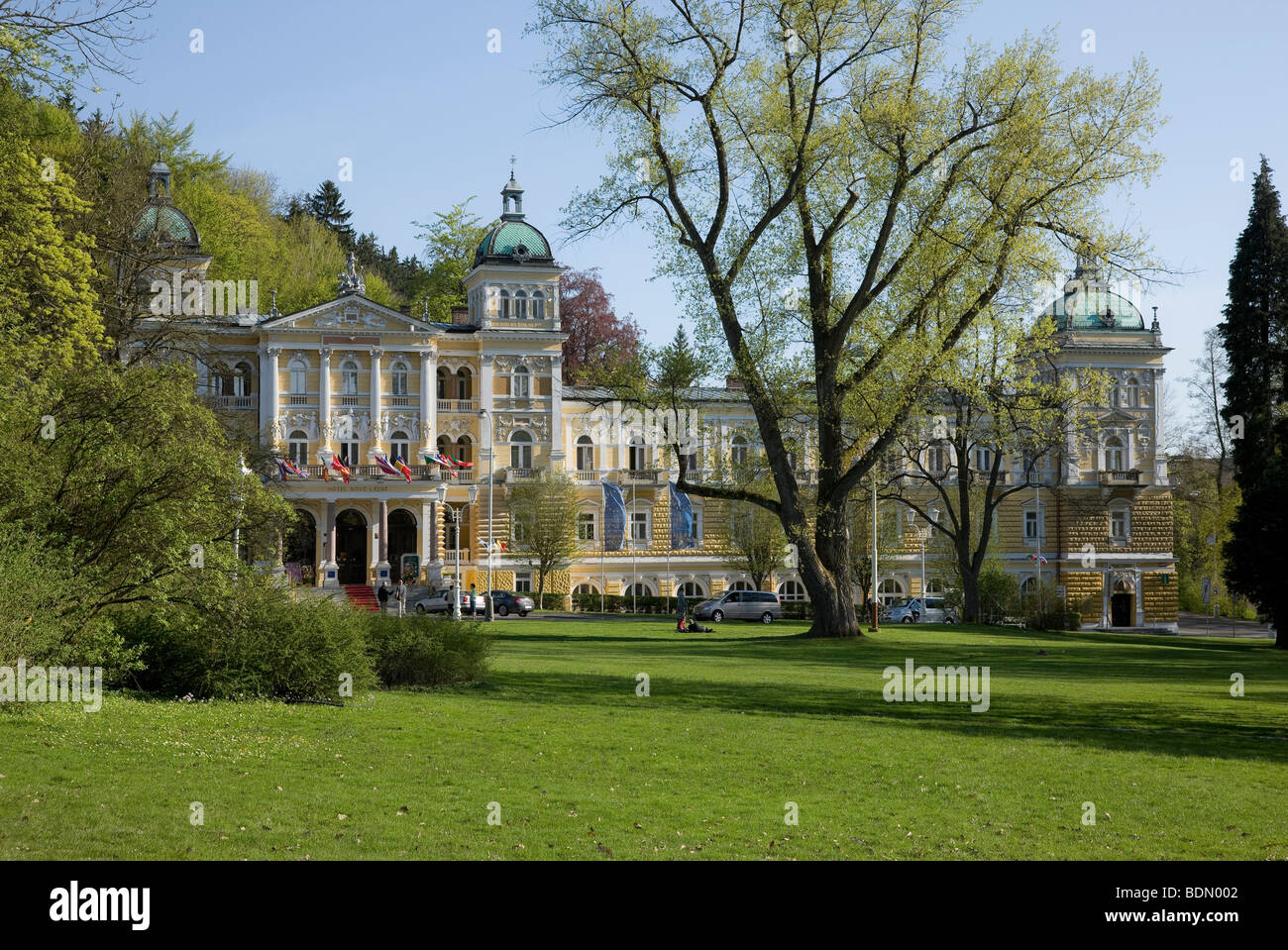 Marienbad, Kuranlage_Marienbad, Tschechische Republik_erbaut ca 1813 - 1827 Banque D'Images