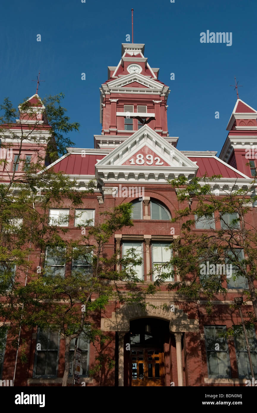 Basket Musée d'histoire et d'Art est situé dans le centre-ville de Bellingham dispose d''art et d'histoire régionale. Banque D'Images