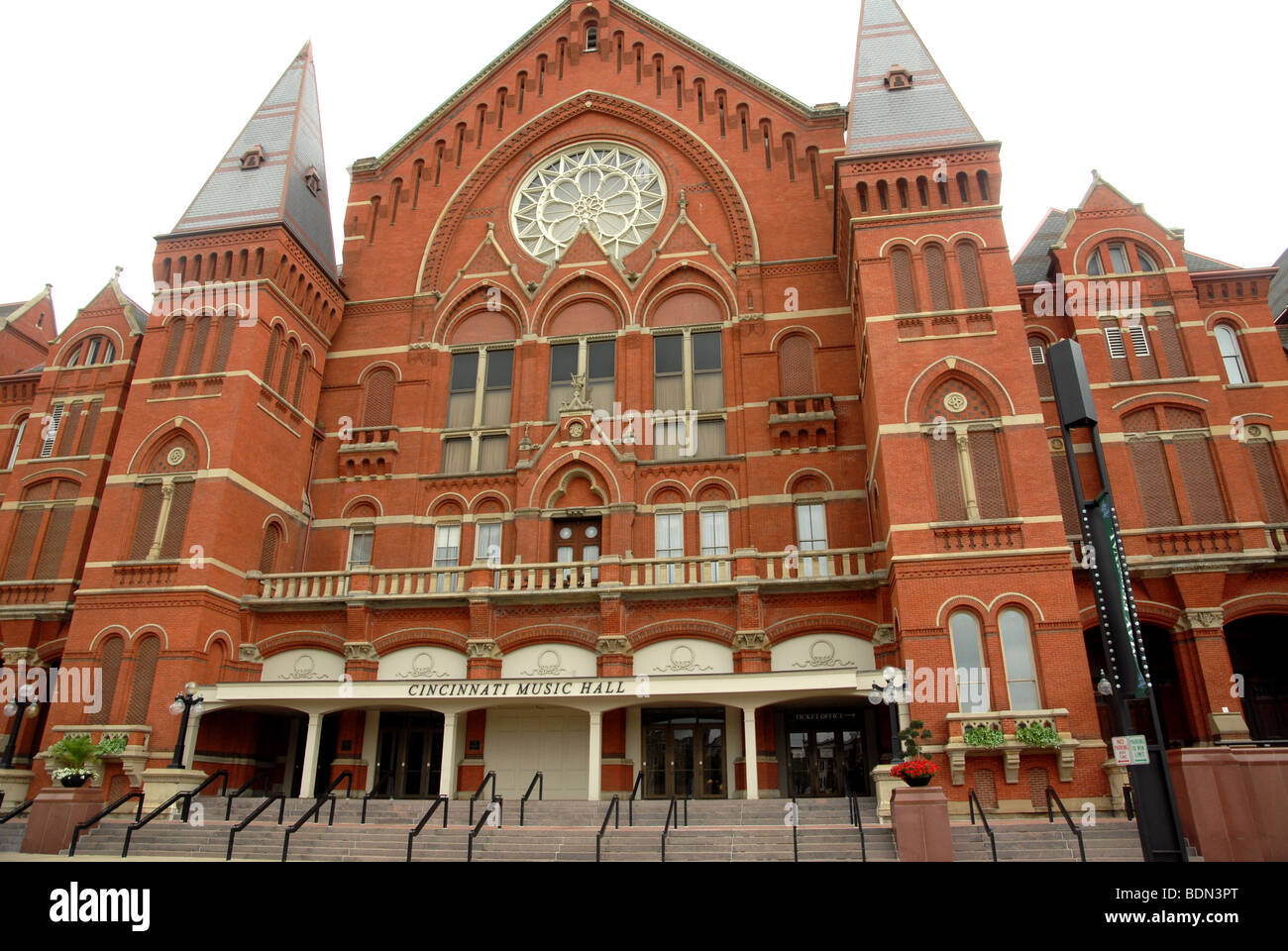 Cincinnati, Ohio Music Hall Banque D'Images