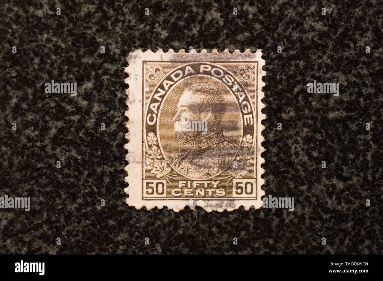 Timbre-poste 50 cents Banque D'Images