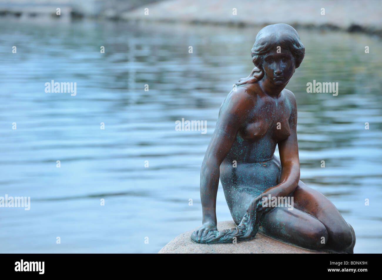 Statue de la petite sirène de Copenhague Danemark Banque D'Images Statue de la petite sirène de Copenhague Danemark Banque D'Images