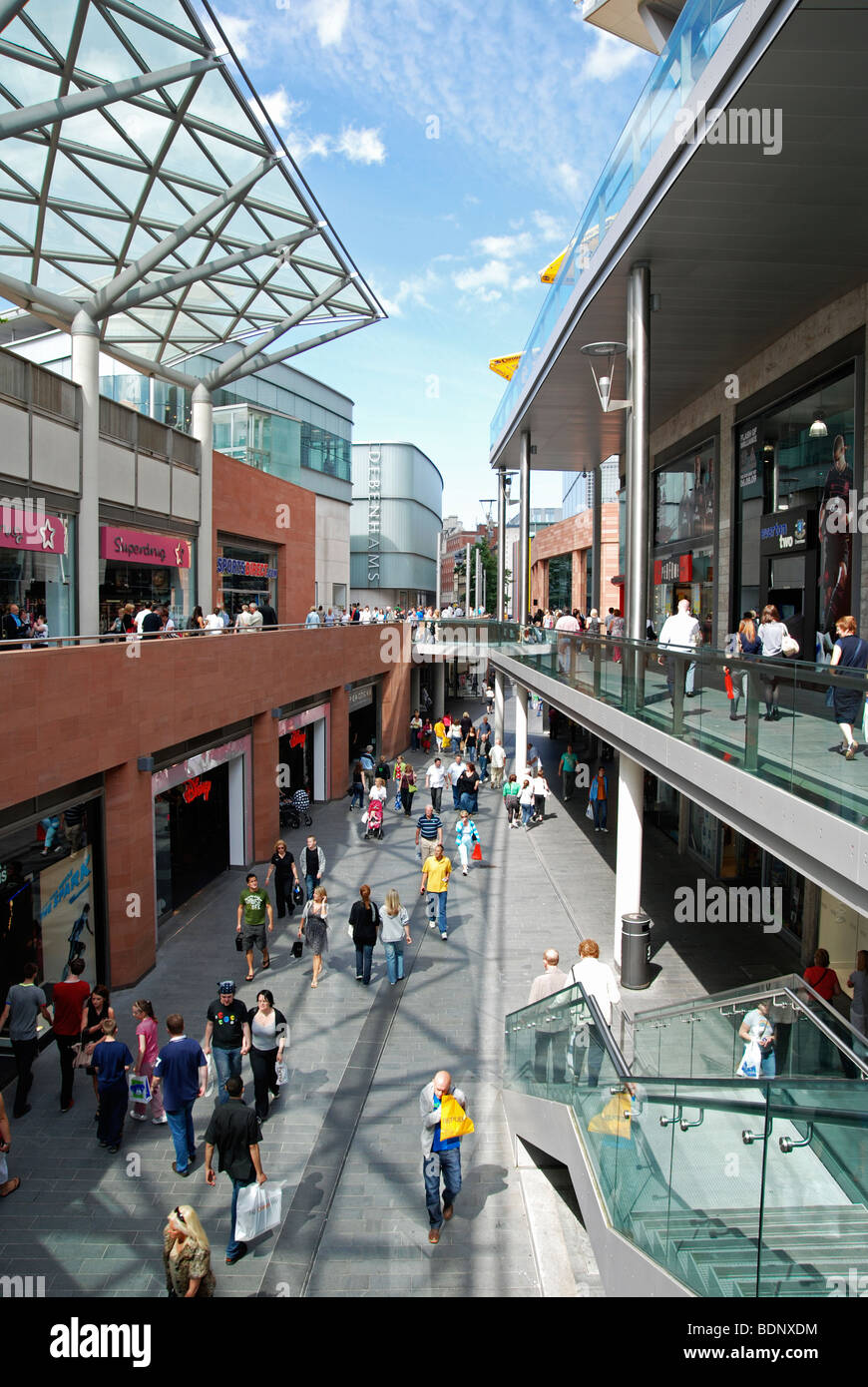 ' ' Liverpool One le nouveau complexe commercial à Liverpool, Angleterre, Royaume-Uni Banque D'Images
