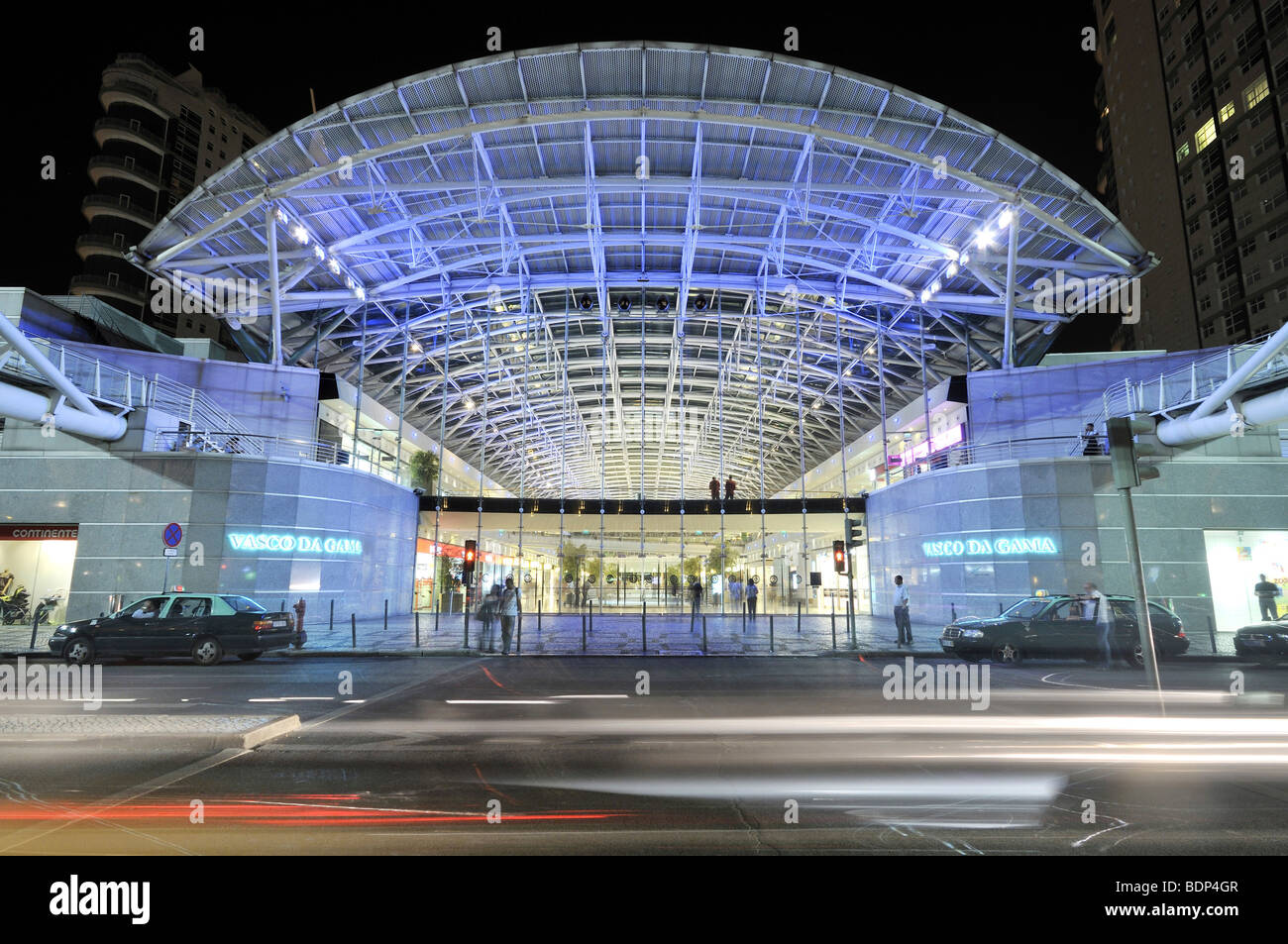 Centre commercial Centro Comercial Vasco da Gama sur le terrain du Parque das Nacoes Park, site de l'Expo 98, Lisbonne, Portugal Banque D'Images