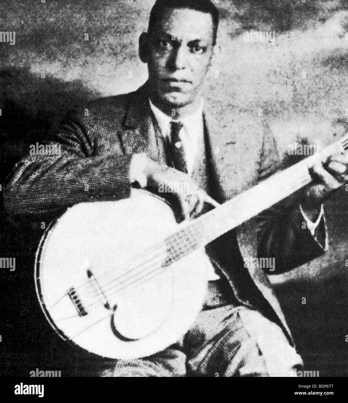 PAPA CHARLIE VÉRINS - chanteur de blues américain et joueur de banjo (1885-1938). Banque D'Images