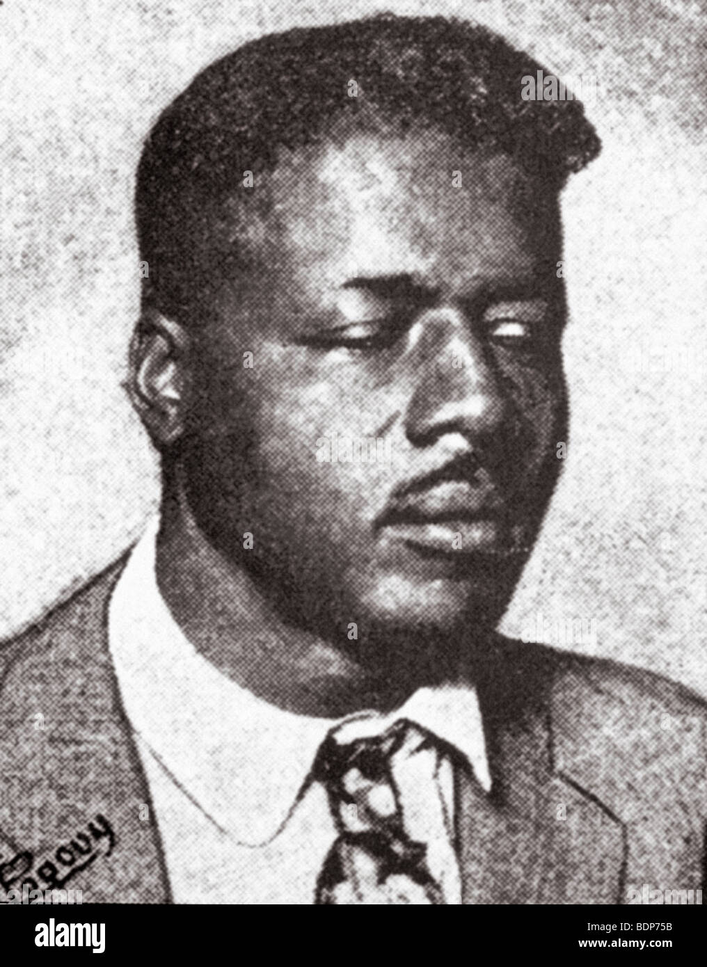 BLIND WILLIE JOHNSON - chanteur de blues et de gospel américain (1902-1947). Banque D'Images