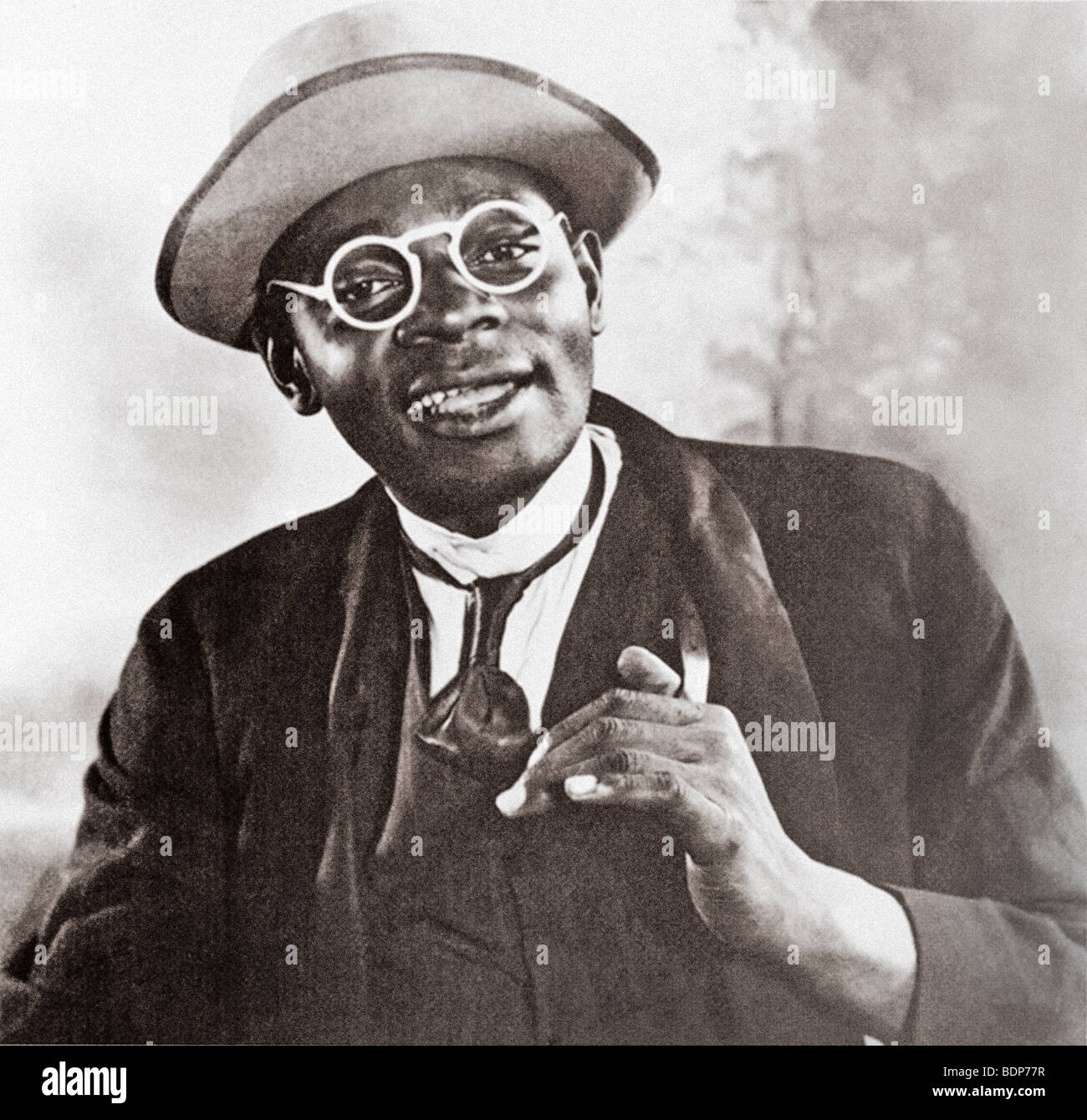 Docteur CLAYTON chanteur de blues américain 1898-1947. Banque D'Images