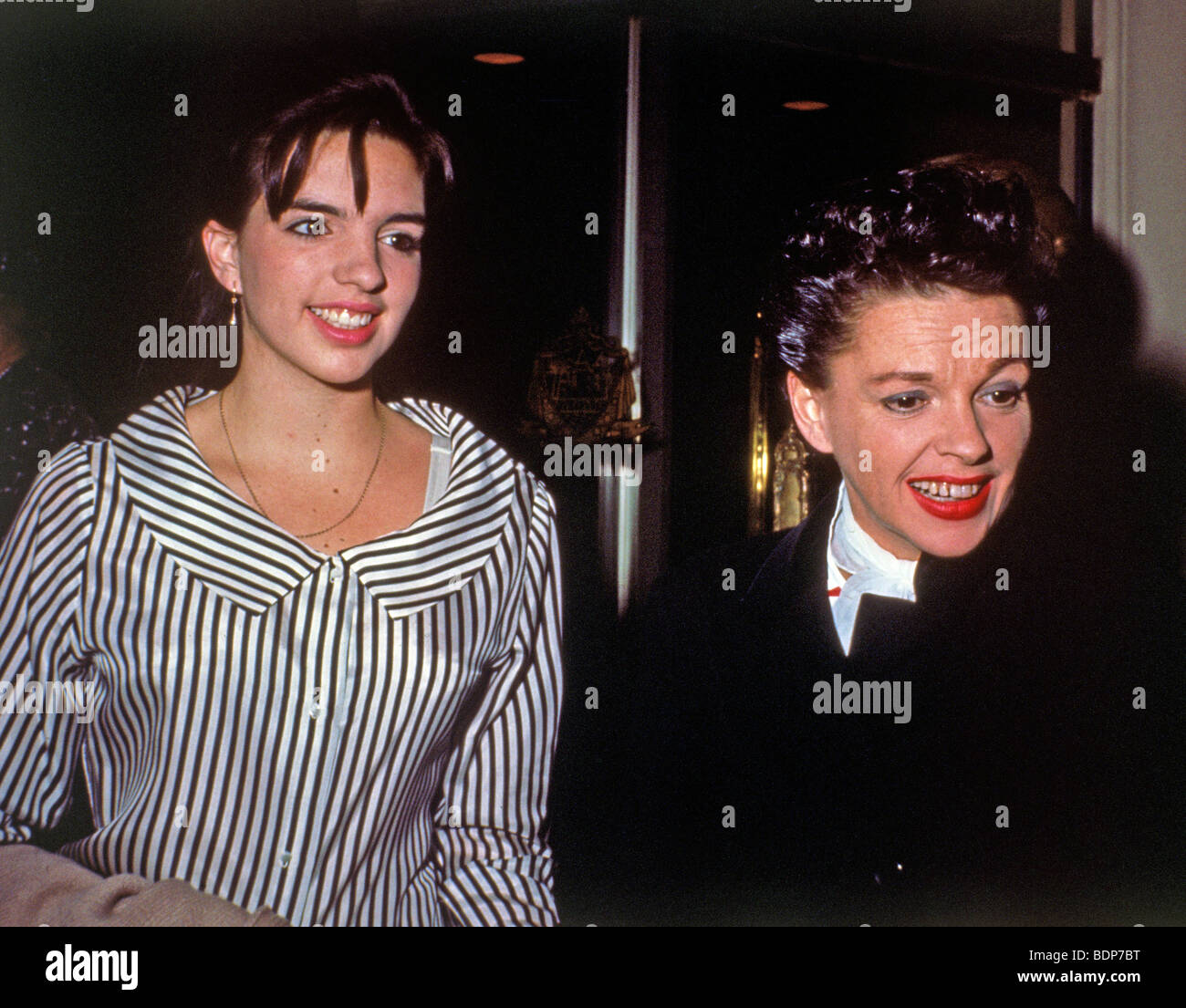 LIZA MINNELLI avec sa mère Judy Garland Banque D'Images