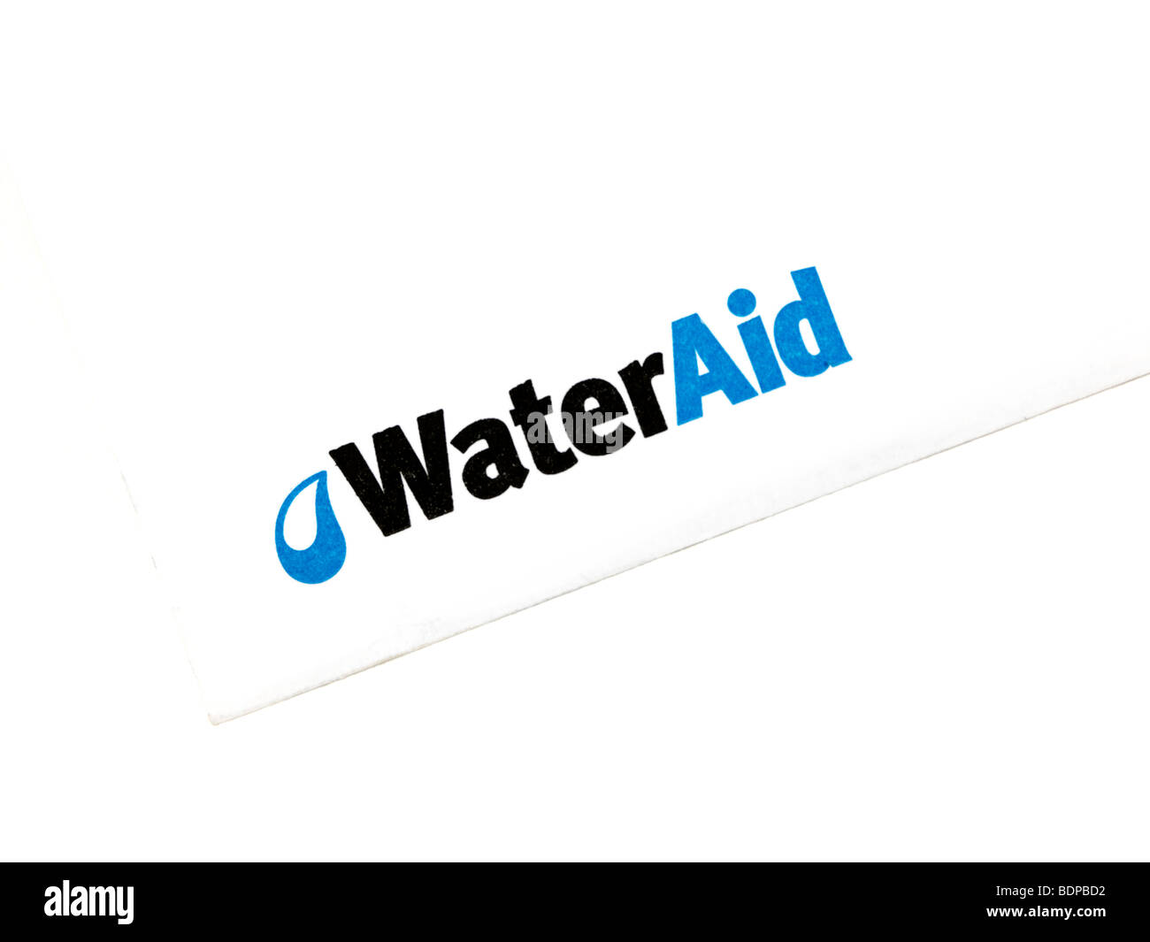 Logo de WaterAid Banque D'Images