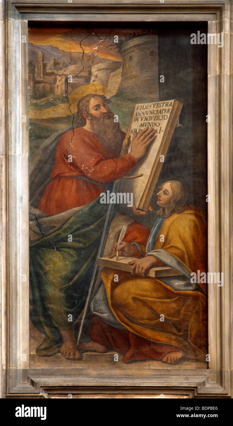 Rome Italie Santa Maria Maggiore Peinture Banque D'Images