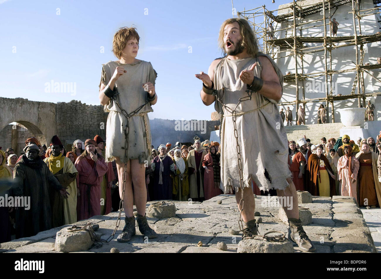 Une année Année : 2009 Réalisateur : Harold Ramis Jack Black, Michael Cera Banque D'Images