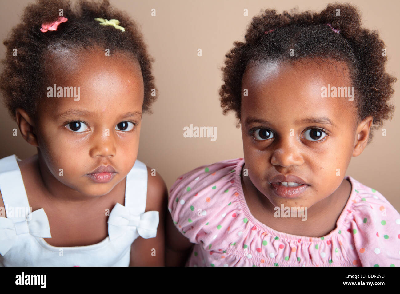 African American Girls 1 Banque D'Images