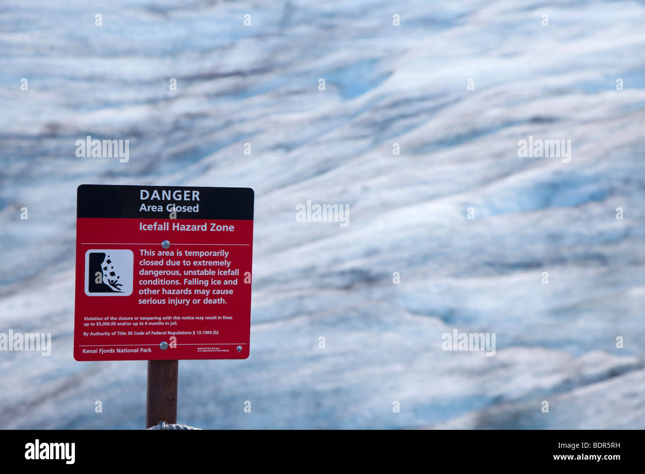 Seward, Alaska - Sortie Glacier de Kenai Fjo © Jim West Banque D'Images