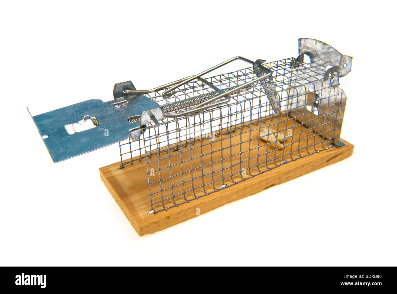 Mousetrap piège livetrap de piégeage au collet de la souris vit tomber dans un piège piège metal bois prises en vie attraper mause jambons de rat Banque D'Images