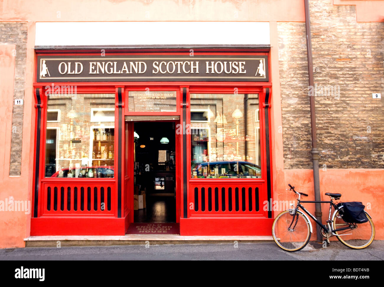 La vieille Angleterre Scotch House à Ravenne, Émilie-Romagne, Italie Banque D'Images