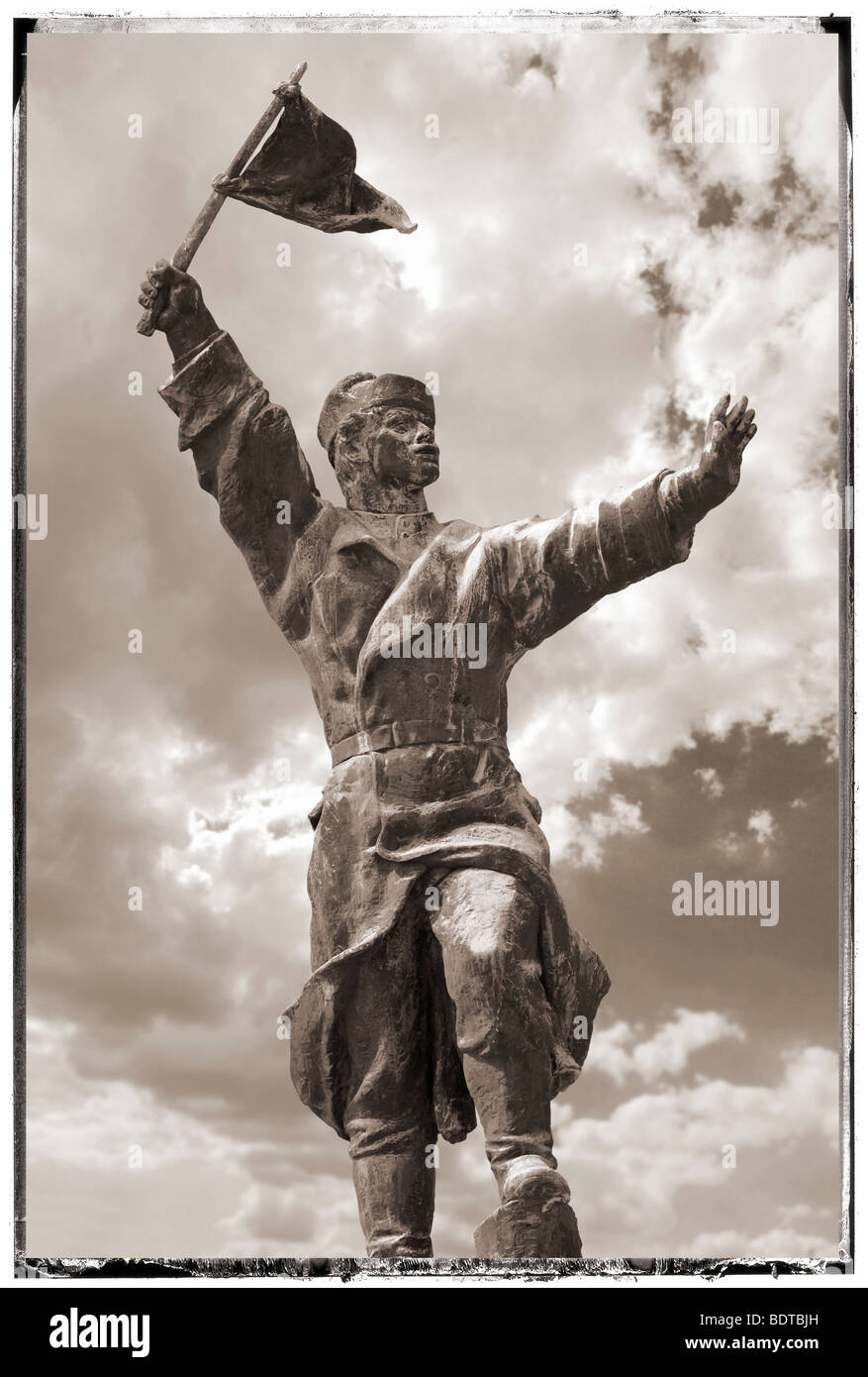 Osztyapenko statue dans le Memento Parc de Sculptures - Sculptures communiste museum - Budapest - Hongrie Banque D'Images