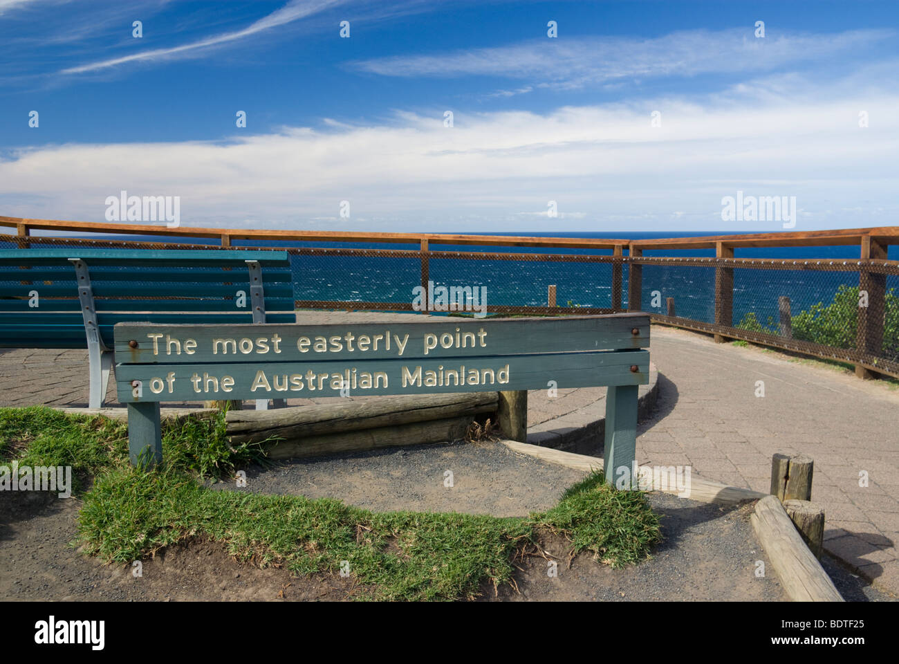 Point le plus de continent australien, Cape Byron Banque D'Images
