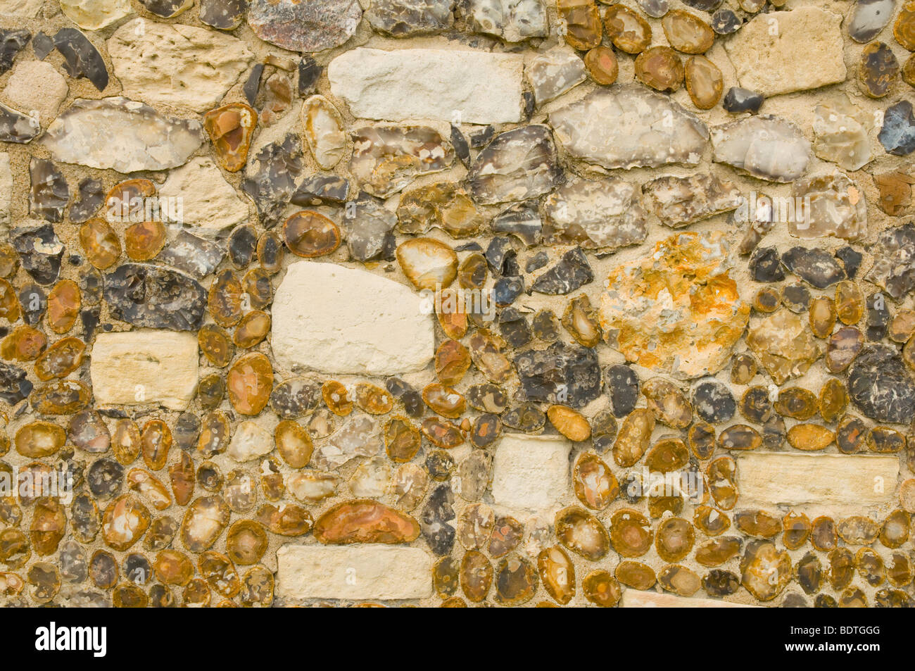 Texture de mur en pierre de silex traditionnelle Banque de — free download