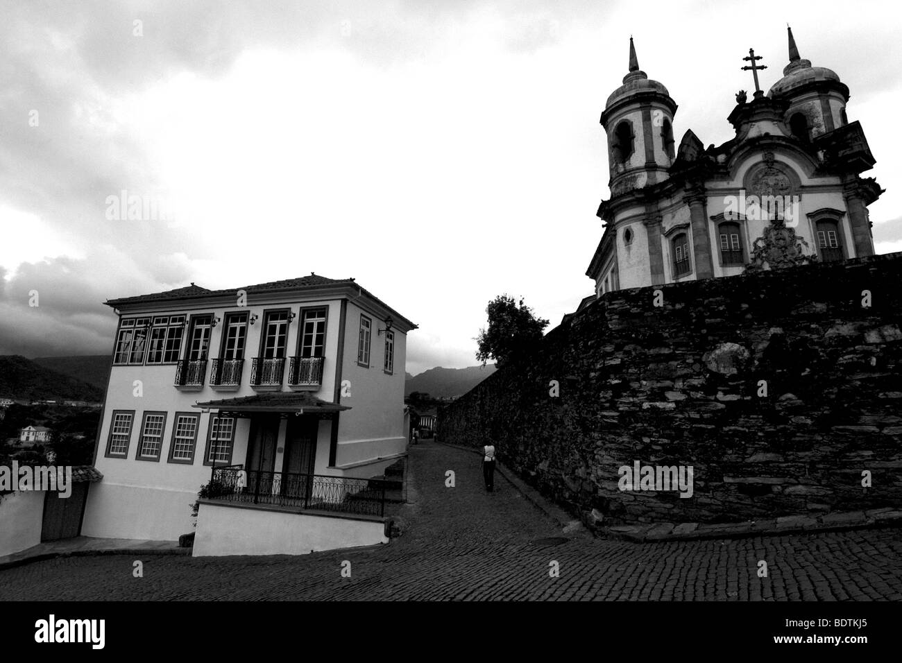 L'église de San Francisco, Ouro Preto, Minas Gerais, Brésil Banque D'Images
