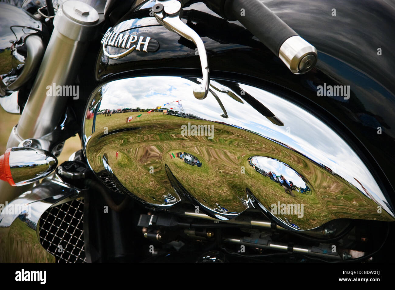 Libre de moto Triumph Rocket III sur l'affichage à l'Hop Farm, près de Paddock Wood Kent Banque D'Images