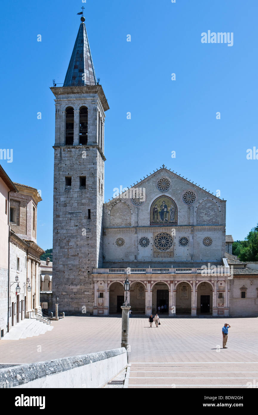 L'Italie, l'Ombrie Spoleto,,la Cathédrale Banque D'Images