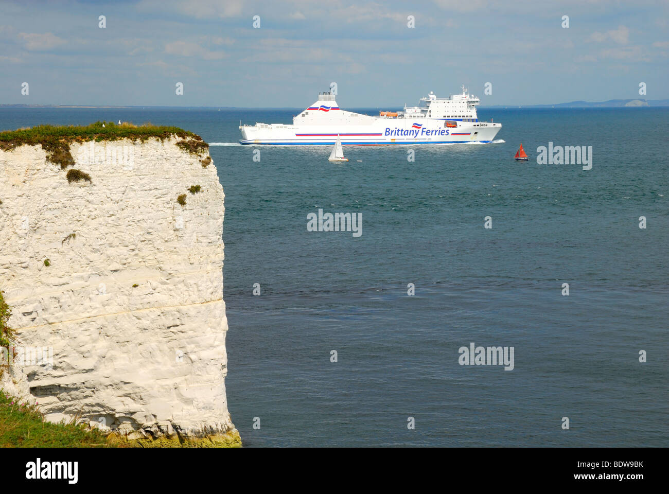 Véhicule Bretagne ferry port de Poole Dorset Banque D'Images