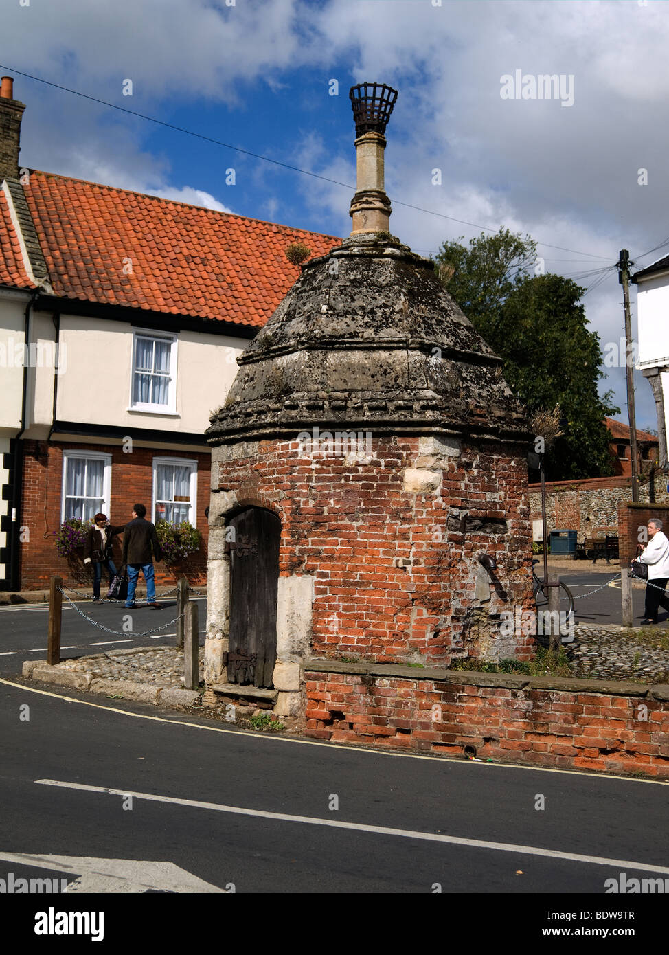 Le 'lieu commun' à peu près de Walsingham du Sanctuaire de Notre-Dame de Walsingham avec pompe le village médiéval Banque D'Images