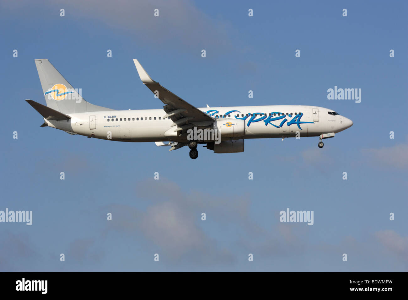 Eurocypria Airlines Boeing 737-800 Banque D'Images