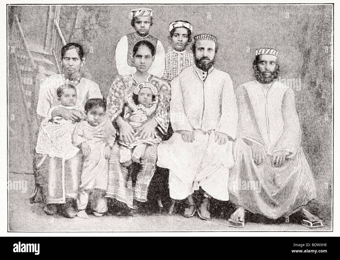 Les juifs de Cochin Kochi Inde Banque D'Images