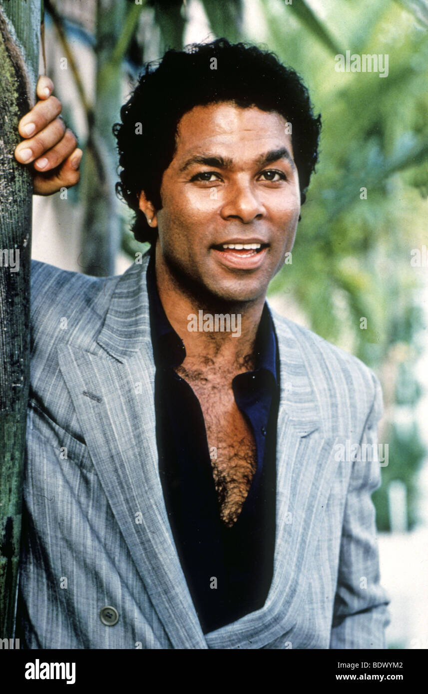 MIAMI VICE - Philip Michael Thomas dans la série TV US 1984-89 Banque D'Images