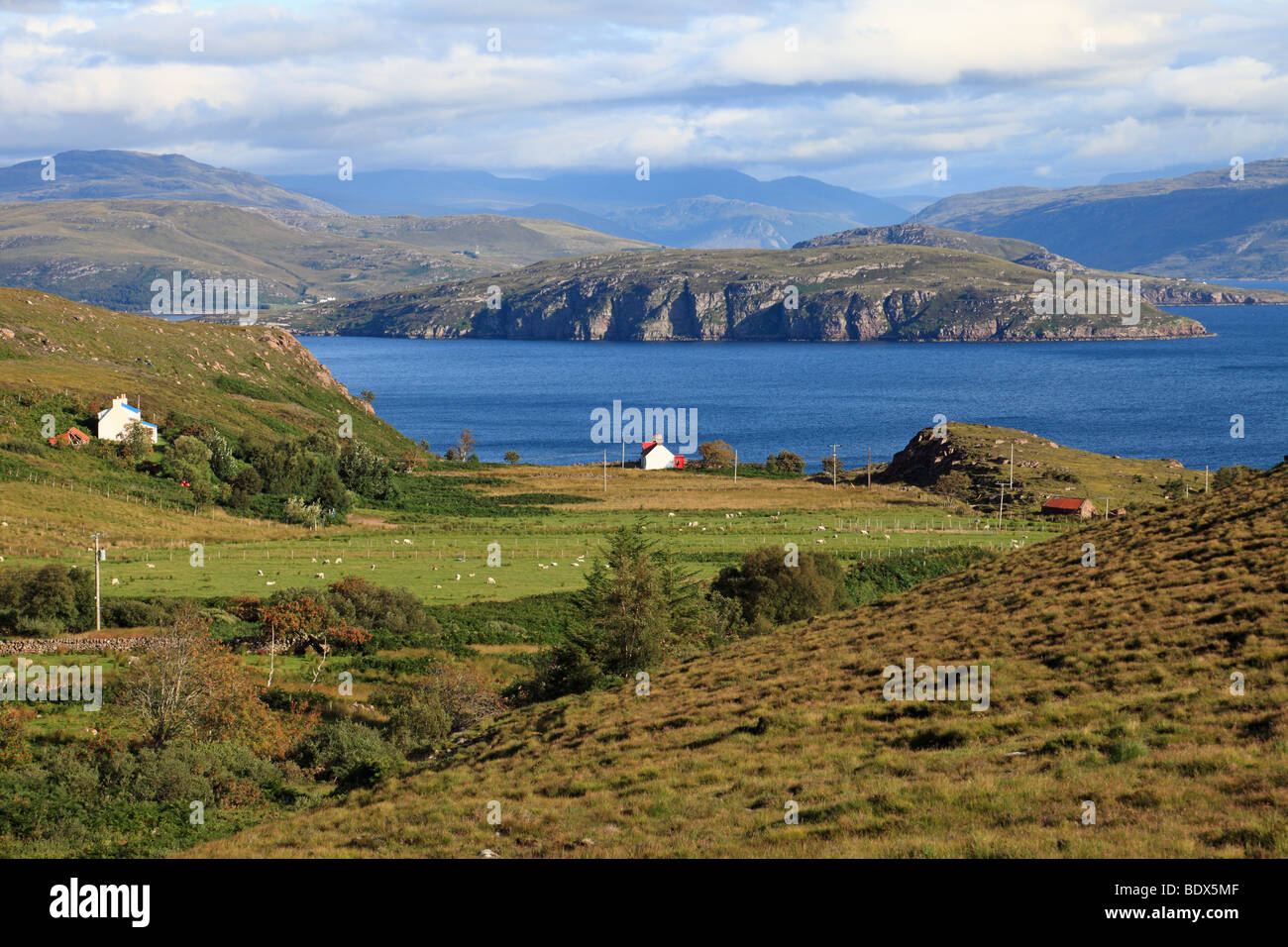 Culnacraig, par Achiltibuie, Coigach, Ross-shire, Scotland Banque D'Images