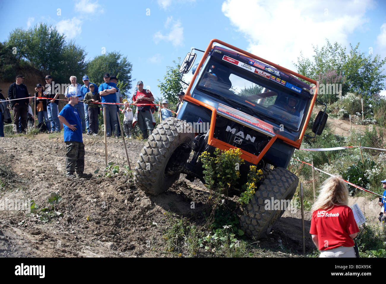 Truck Trial Championnat Européen, Truck-Grand-Prix 2009 de l'ADAC, Nuerburgring, Rhénanie-Palatinat, Allemagne, Europe Banque D'Images