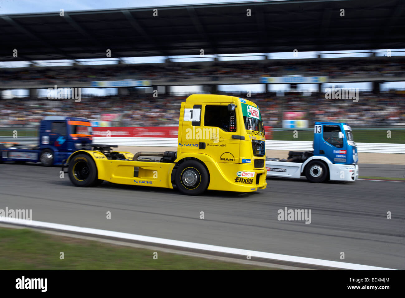 Truck-Grand ADAC-prix, Nurburgring, Rhénanie-Palatinat, Allemagne, Europe Banque D'Images