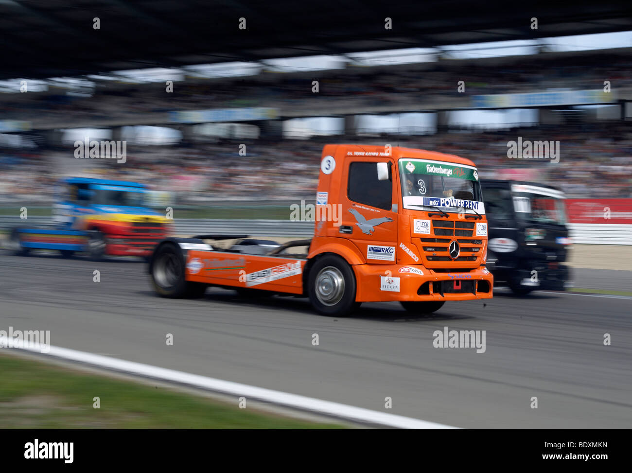 Truck-Grand ADAC-prix, Nurburgring, Rhénanie-Palatinat, Allemagne, Europe Banque D'Images