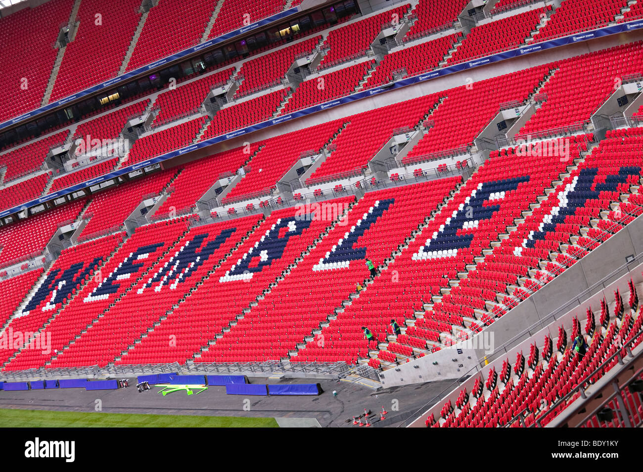 Le nouveau stade de Wembley Banque D'Images