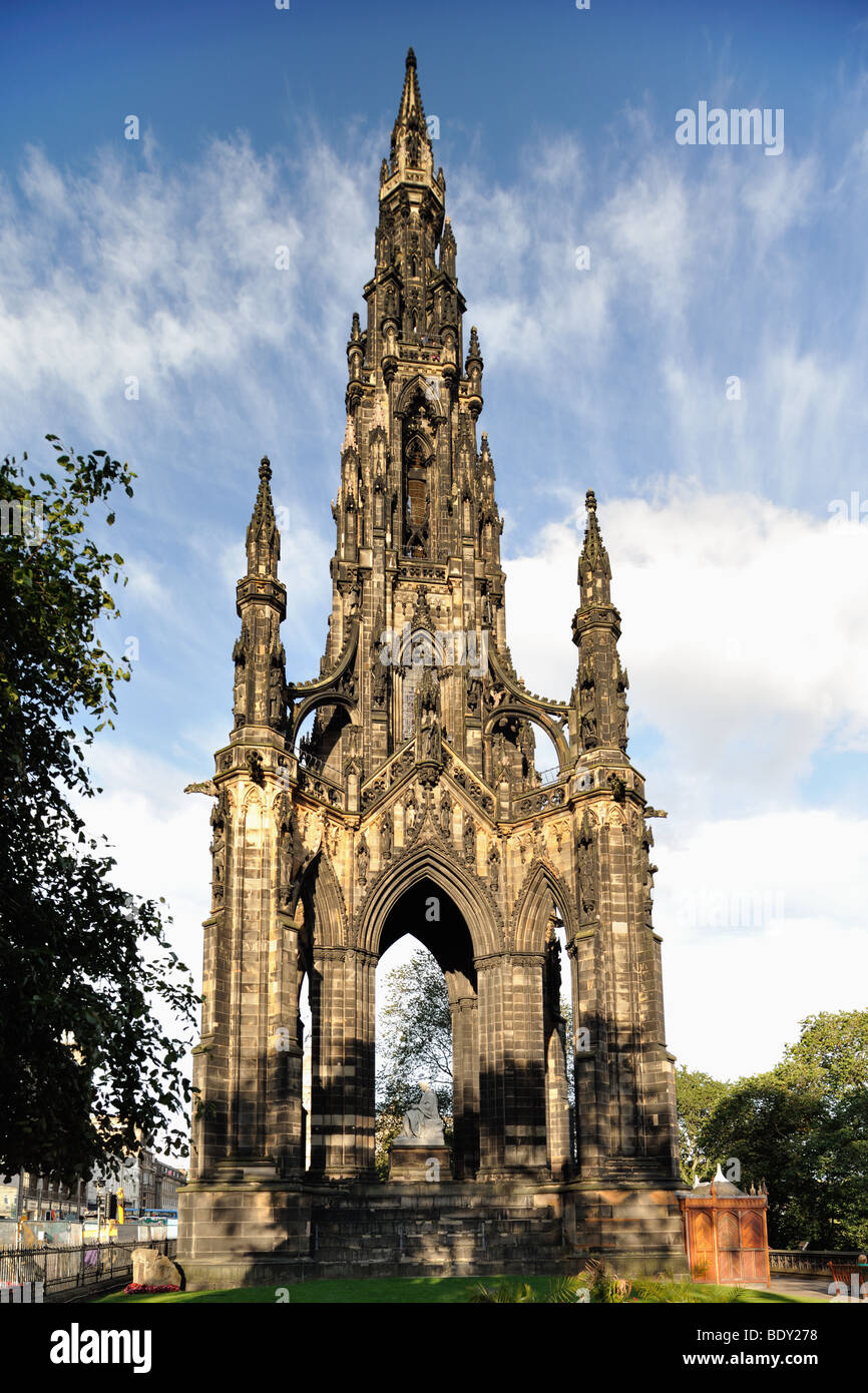 Scott Monument, Édimbourg, Écosse, Royaume-Uni Banque D'Images