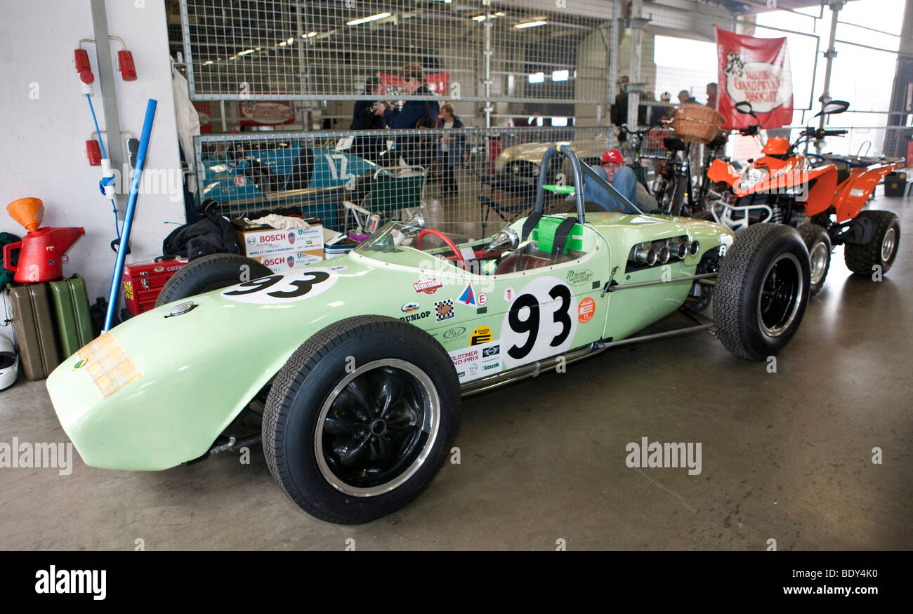 Vieille voiture de course, Oldtimer Grand Prix, Nuerburgring, Rhénanie-Palatinat, Allemagne, Europe Banque D'Images