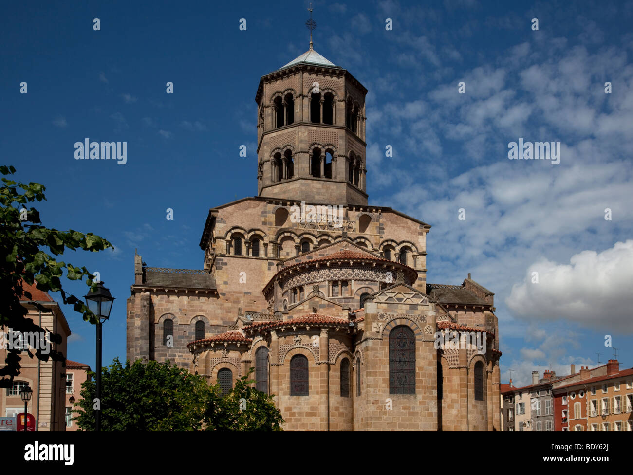 Église Saint Austremoine à Issoire, Puy de Dome, Auvergne, France Banque D'Images