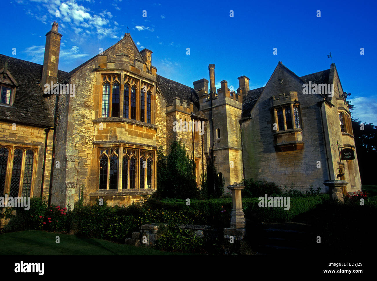Hotel de la bere, hôtel, manoir tudor, Manor House, chambres et logement, l'hébergement, la ville de Cheltenham, Cheltenham, Gloucestershire, Angleterre Comté Banque D'Images
