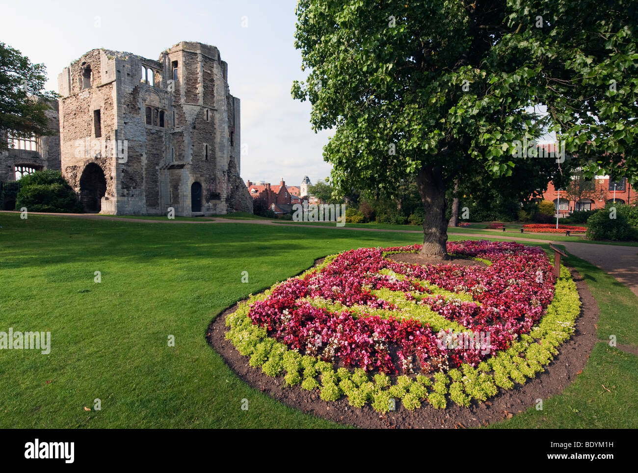 L'intérieur des terres de 'Château de Newark',Nottinghamshire, Angleterre,'Grande-bretagne','Royaume-Uni',GB,UK,EU Banque D'Images